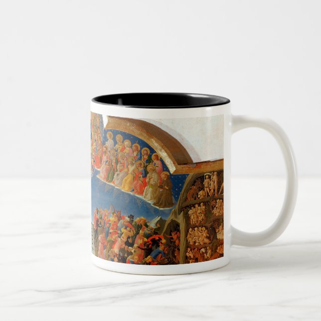 The Last Judgement 2 Two-Tone Coffee Mug (Right)