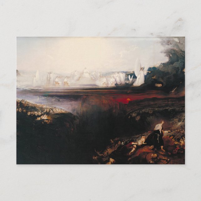 The Last Judgement by John Martin Postcard (Front)
