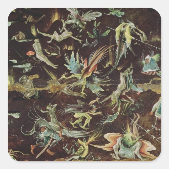 The Last Judgement, c.1504 Square Sticker (Front)