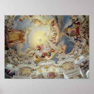 The Last Judgement, ceiling painting Poster