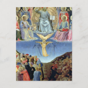 The Last Judgement, central panel from a Triptych Postcard