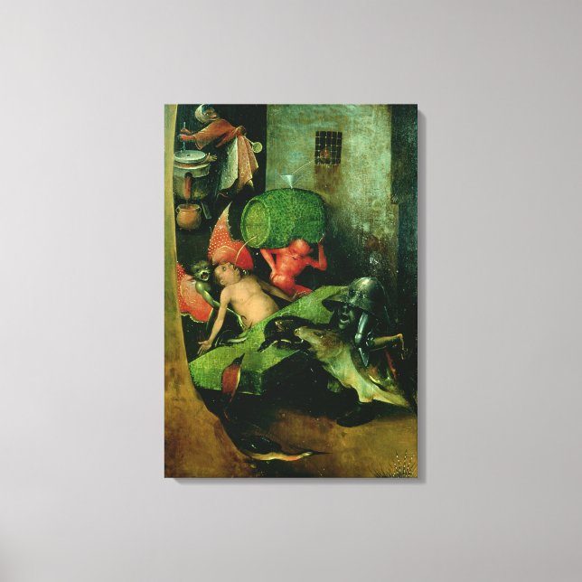 The Last Judgement : Detail of the Cask Canvas Print (Front)