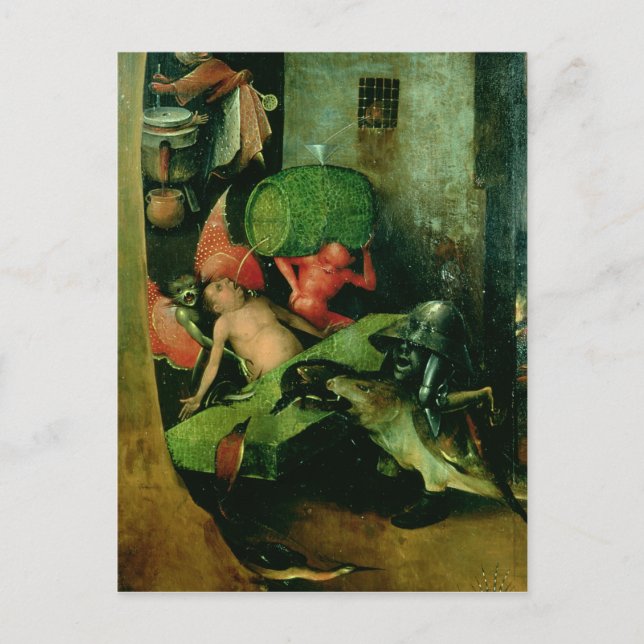 The Last Judgement : Detail of the Cask Postcard (Front)