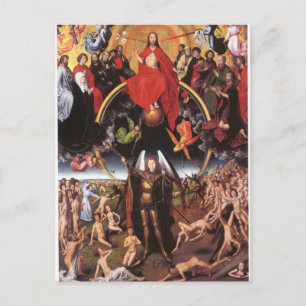 The Last Judgement. Hans Memling; c. 1467-1471 Postcard