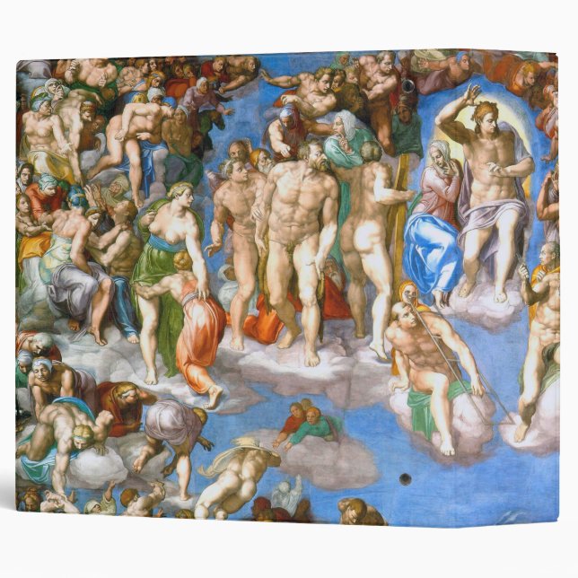 The Last Judgement, Michelangelo Binder (Back/Spine)