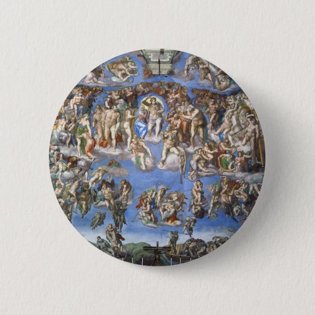 The Last Judgment 2 Inch Round Button (Front)