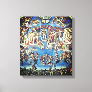 The Last Judgment - Michelangelo Buonarroti Canvas Print