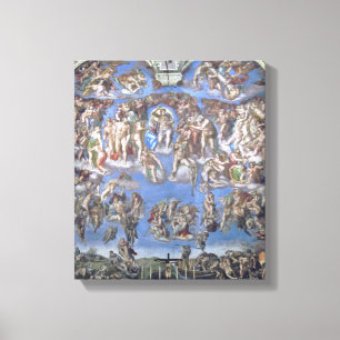 The Last Judgment - Michelangelo Buonarroti Canvas Print