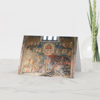 The Last Judgment - Scrovegni Chapel, Italy -  Card