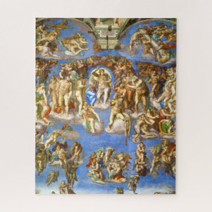 The Last Judgment, Sistine Chapel by Michelangelo Jigsaw Puzzle