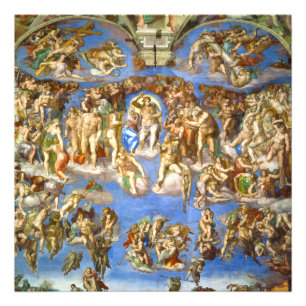 The Last Judgment, Sistine Chapel by Michelangelo Photo Print