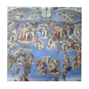 The Last Judgment, Sistine Chapel - ceramic tile