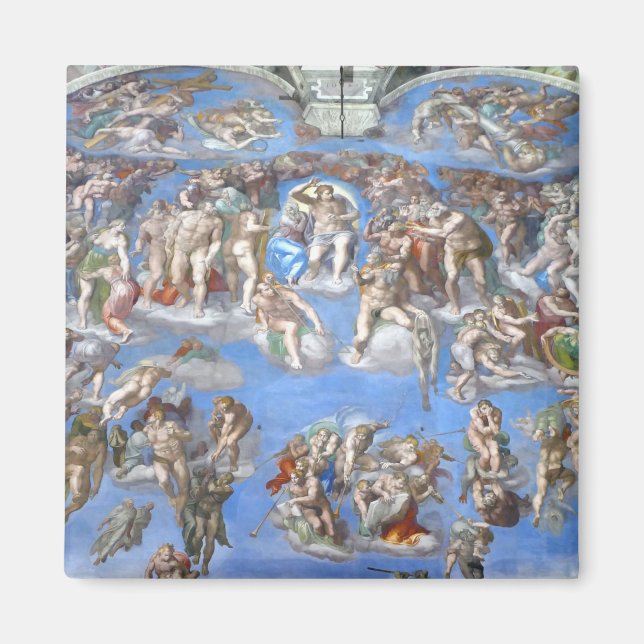 The Last Judgment, Sistine Chapel - magnet (Front)