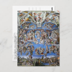 The Last Judgment - Sistine Chapel, Vatican City Postcard