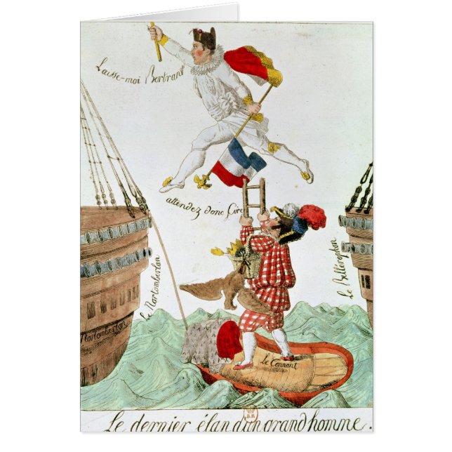 The Last Leap of a Great Man, 1815 (Front)