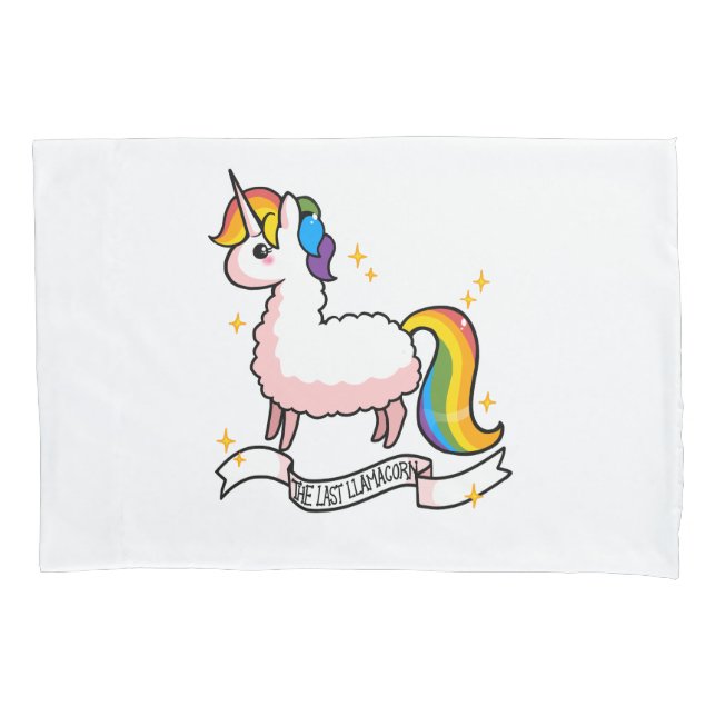 The Last Llamacorn Pillowcase (Front)