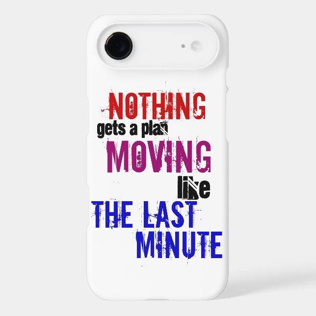 The Last Minute ~ Procrastinator Typography (Back)
