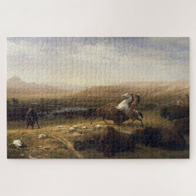 The Last of the Buffalo Jigsaw Puzzle (Horizontal)