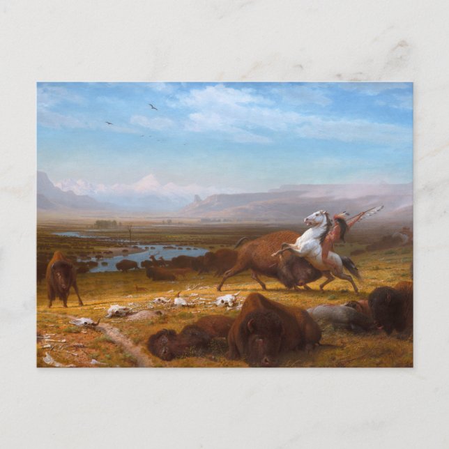 The Last of the Buffalo Postcard (Front)