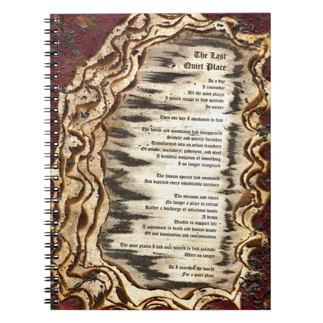 The Last Quiet Place Notebook (Front)