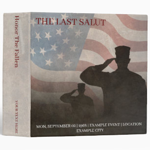 THE LAST SALUT VINTAGE BINDER