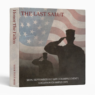 THE LAST SALUT VINTAGE BINDER