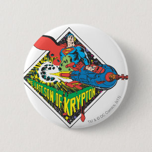 The Last Son of Krypton 2 Inch Round Button