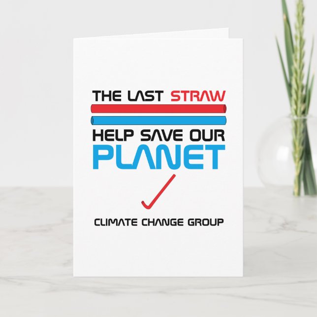 The Last Straw, Climate Change Card (Front)