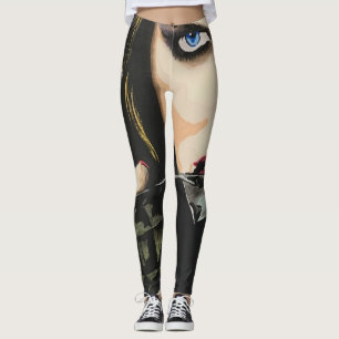 ‘The Last Straw’ Painting on a  Leggings