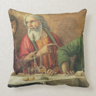 The Last Supper, 1480 (fresco) (detail of 61997) 2 Throw Pillow