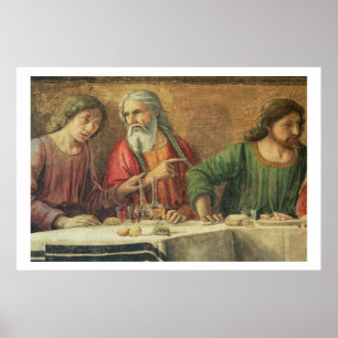 The Last Supper, 1480 (fresco) (detail of 61997) Poster
