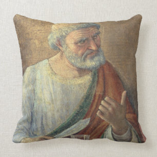 The Last Supper, 1480 (fresco) (detail of 61997) Throw Pillow