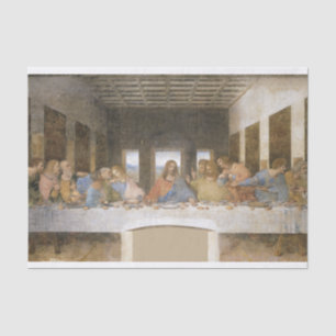 The Last Supper, 1494-1498 by Leonardo da Vinci Tissue Paper