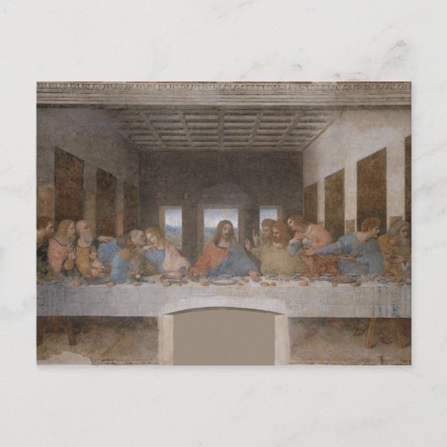 The Last Supper (1495-1498) Postcard (Front)