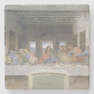 The Last Supper, 1495-97 (fresco) Stone Coaster