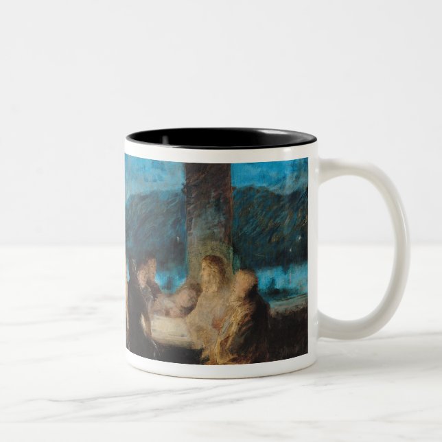 The Last Supper 3 Two-Tone Coffee Mug (Right)