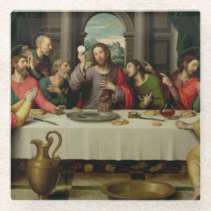 The Last Supper 5 Glass Coaster