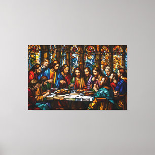 The Last Supper: A Masterpiece of Faith Canvas Print
