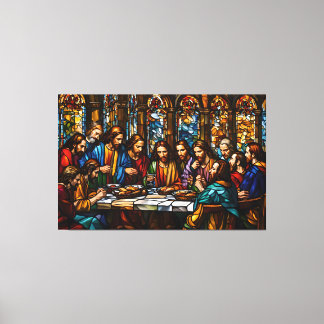 The Last Supper: A Masterpiece of Faith Canvas Print