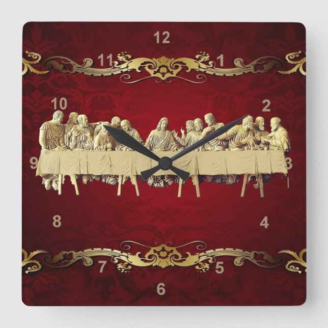 The Last Supper Acrylic Wall Clock (Front)
