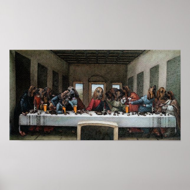 The Last Supper, Baying Hound Style Poster (Front)
