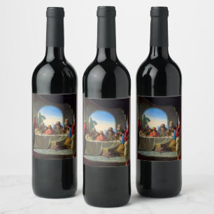 The Last Supper by Carl Bloch Wine Label