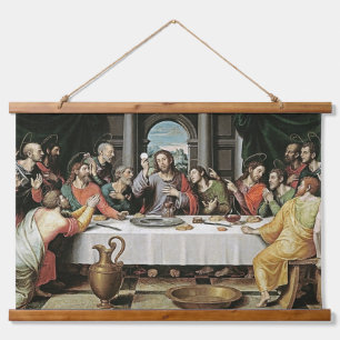The Last Supper by Juan de Juanes Hanging Tapestry