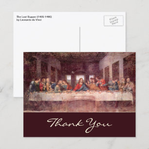 The Last Supper by Leonardo da Vinci Postcard
