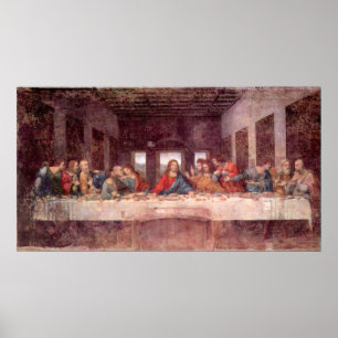 The Last Supper by Leonardo da Vinci, Renaissance Poster