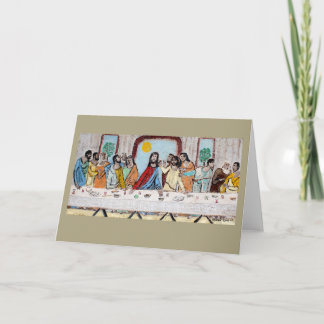 The Last Supper card