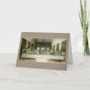 the last supper card