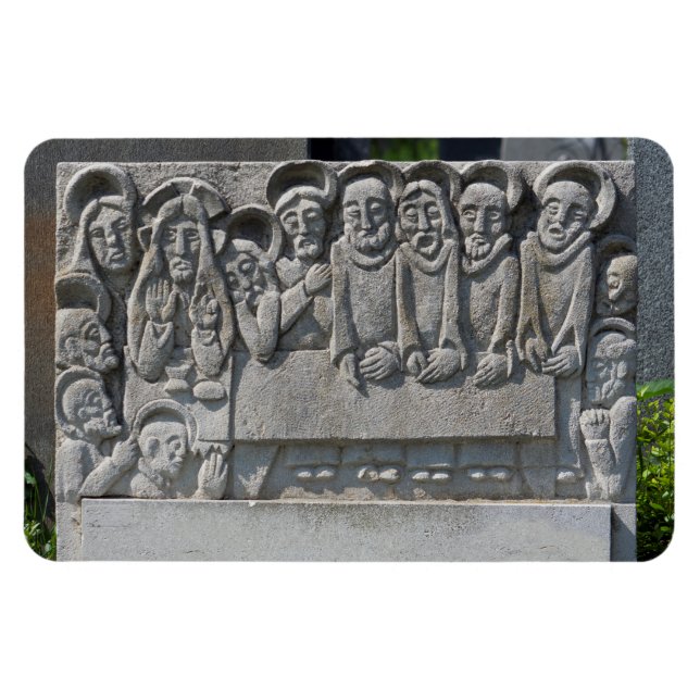 The Last Supper Gravestone Magnet (Horizontal)