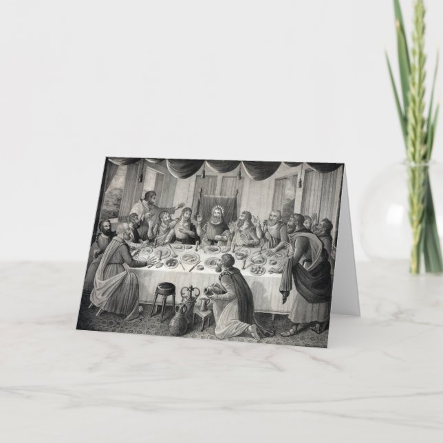 "The Last Supper" greeting card (Front)