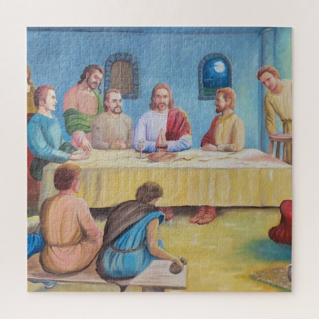 The Last Supper: Jesus and the Disciples Jigsaw Puzzle (Vertical)